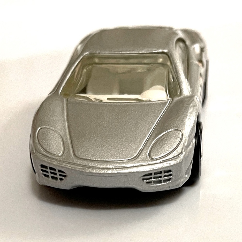 1999 Hot Wheels - 1/64 - Ferrari 360 Modena Silver/White Interior